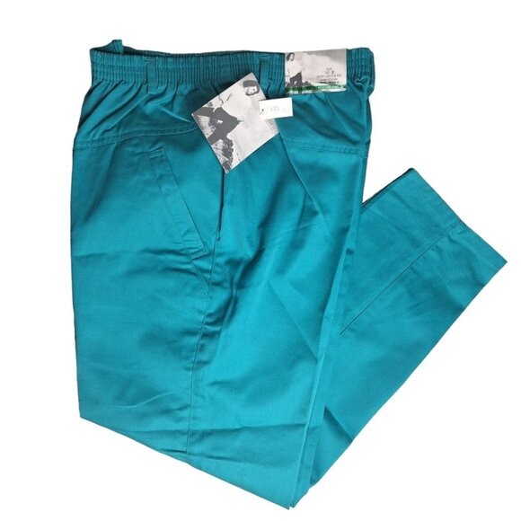 P S Gitano Plus Short Pants Teal Womens 32 x 28 Tags Pockets Petite - Picture 1 of 8
